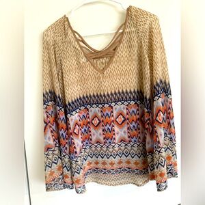 Boho Style Blouse Size Small